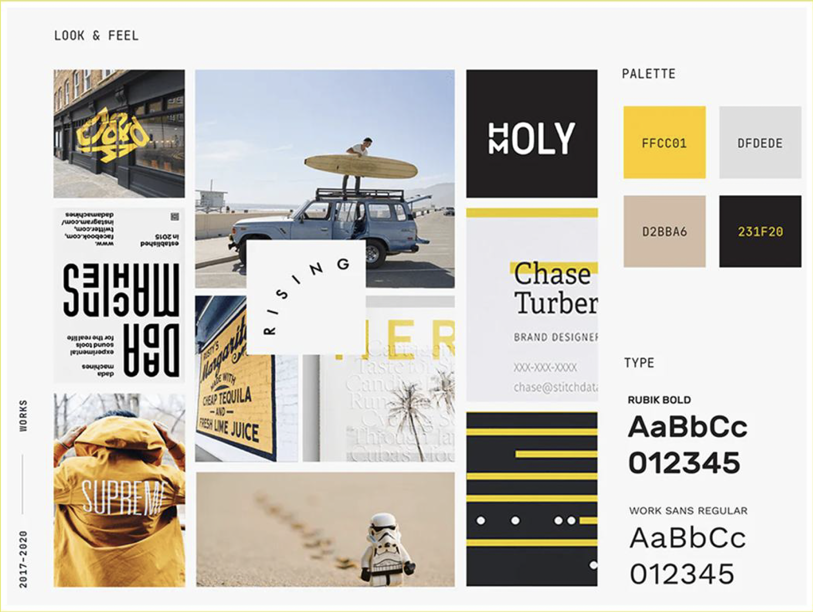 Формообразующий мудборд — пример